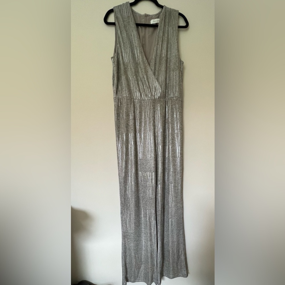 Bishop Young Aspen Zippered Back Fully Lined Elastic Waist Jumpsuit. Size M NWT - Picture 3 of 8